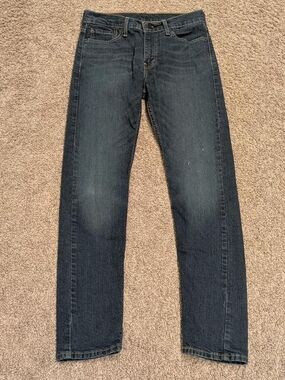 Levi's 510 Mens Medium to Dark Wash Skinny Fit Slim Straight Leg Jeans